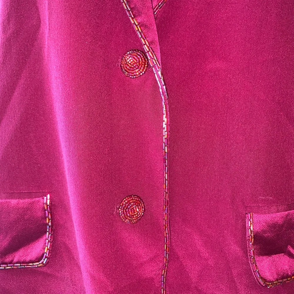Diane Gilman 100% silk blazer/jacket - Picture 11 of 16